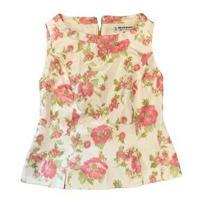 Style Paris by Susan Sutherland 100% Silk Floral Top
